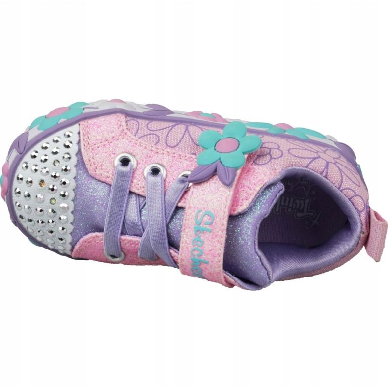 Skechers Daisy Lites Jr 10965N-PKMT Cipő rózsaszín 2