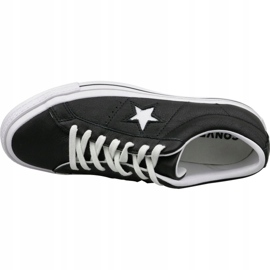 Converse One Star Ox 163385C cipő fekete 2