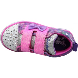Skechers Sparkle Lite Jr 20147N-PRMT Cipő rózsaszín 2