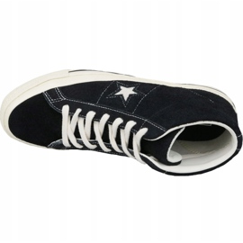 Converse One Star Ox Mid Vintage Suede M 157701C cipő fekete 2