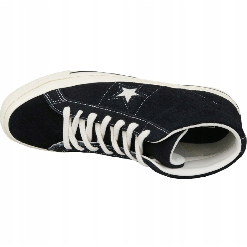 Converse One Star Ox Mid Vintage Suede M 157701C cipő fekete 2