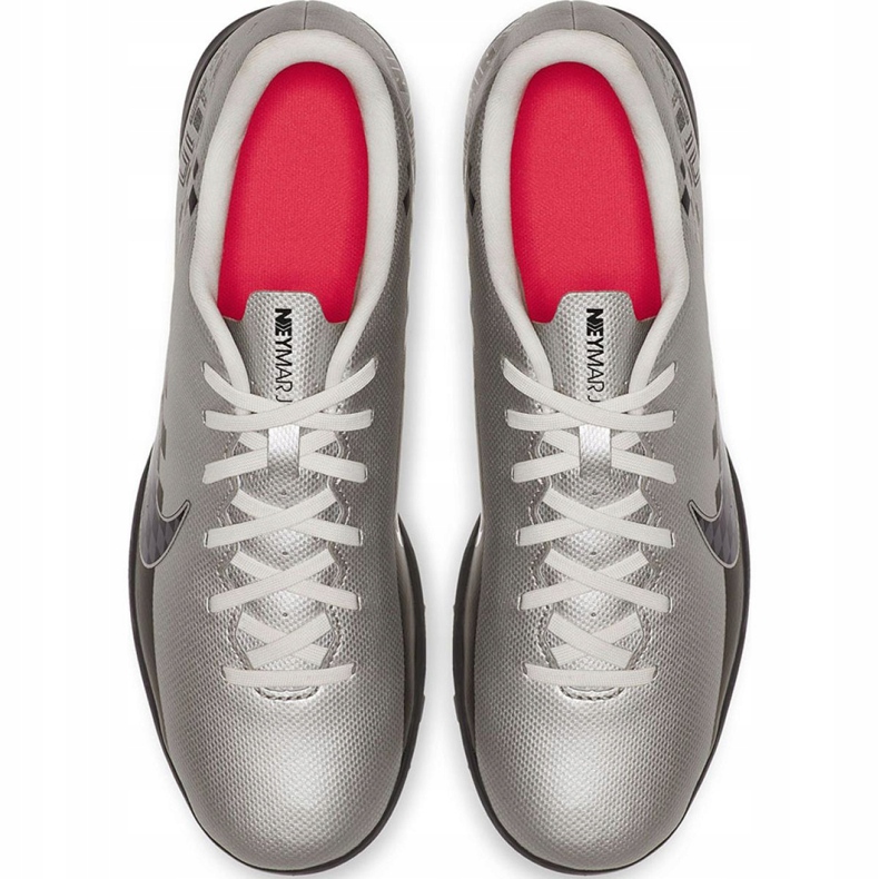 Nike Mercurial Vapor 13 Club Neymar Tf M AT8000-006 futballcipő szürke ezüst 1 Nike Mercurial Vapor 13 Club Neymar Tf M AT8000-006 futballcipő szürke ezüst 1