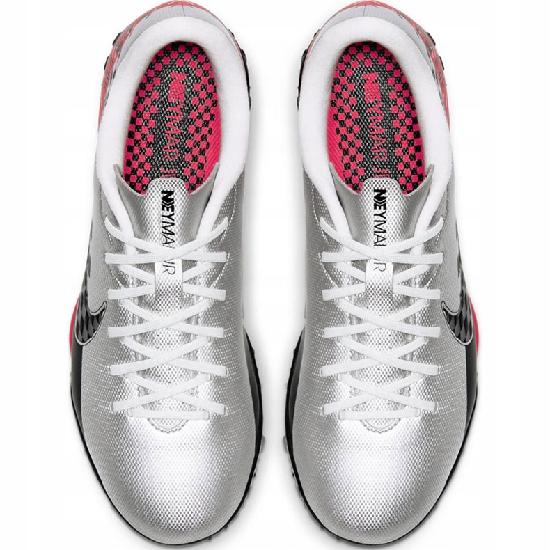 Nike Mercurial Vapor 13 Academy Neymar Tf Jr AT8144-006 futballcipő szürke fehér 1 Nike Mercurial Vapor 13 Academy Neymar Tf Jr AT8144-006 futballcipő szürke fehér 1