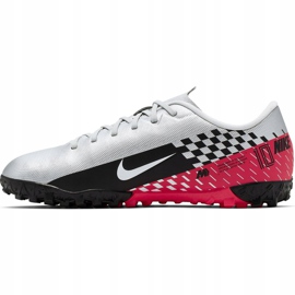 Nike Mercurial Vapor 13 Academy Neymar Tf Jr AT8144-006 futballcipő szürke fehér 2