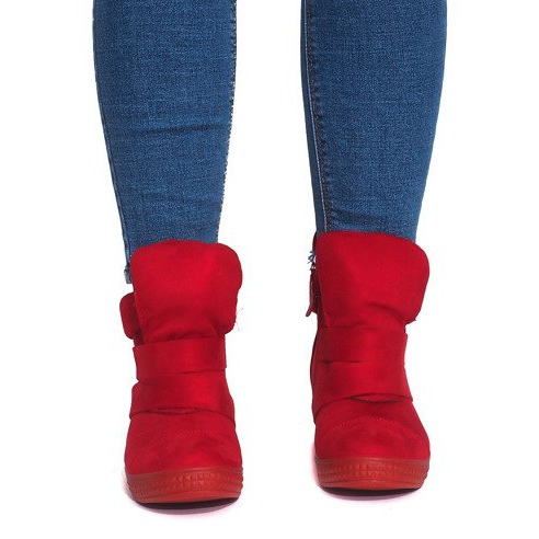 Ék cipők tépőzárral 1703 Piros 1