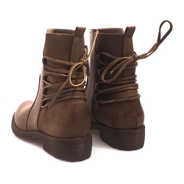 Magas csizma 55435 Khaki sokszínű zöld 2