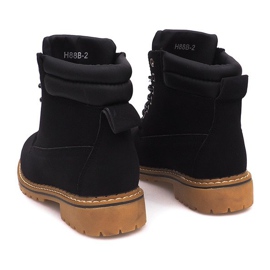 Szigetelt fa csizma H88B Fekete 2 Szigetelt fa csizma H88B Fekete 2