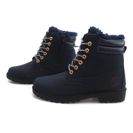 WED Timber Trappers BED01 Navy Blue sötétkék 2