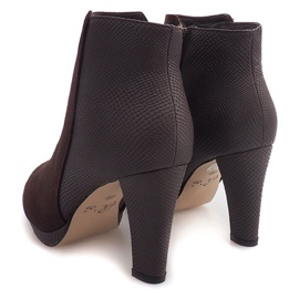 Meleg csizma a sarkán 1163B-GA Barna 2