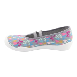 Befado gyermekcipő 116Y261 kék rózsaszín szürke zöld sárga 2