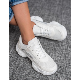 SHELOVET Textil sportcipő fehér 1