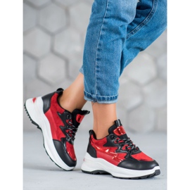 SHELOVET Sportcipő piros sokszínű 1