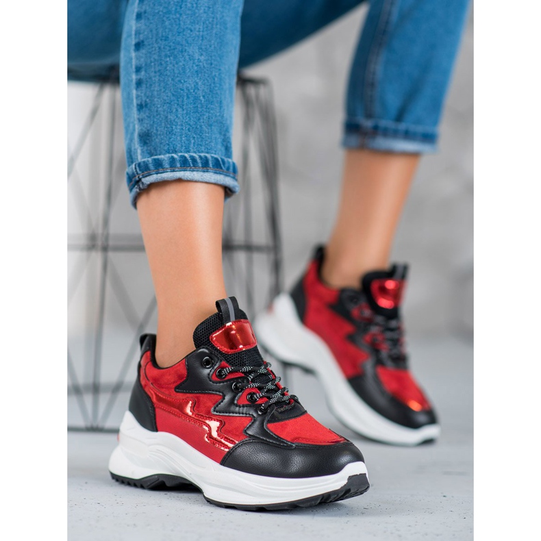 SHELOVET Sportcipő piros sokszínű 2