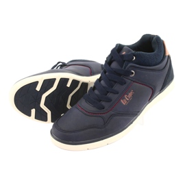 Férfi cipő Lee Cooper 19-29-032B sötétkék barna 5