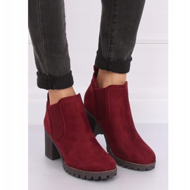 Maroon 8B879 Boros Jodhpur csizma piros 2