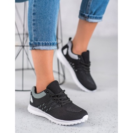 SHELOVET Könnyű sportcipő fekete 1