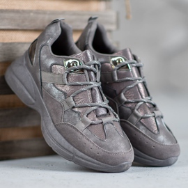 Muto Sportcipő csillogással szürke 2