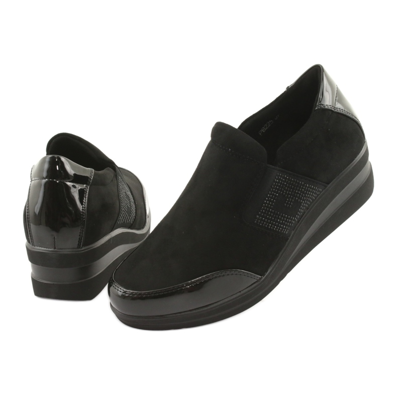 Fekete cipő az ék Sergio Leone 225 3