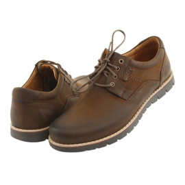Fűzős cipő Riko 761 barna 3