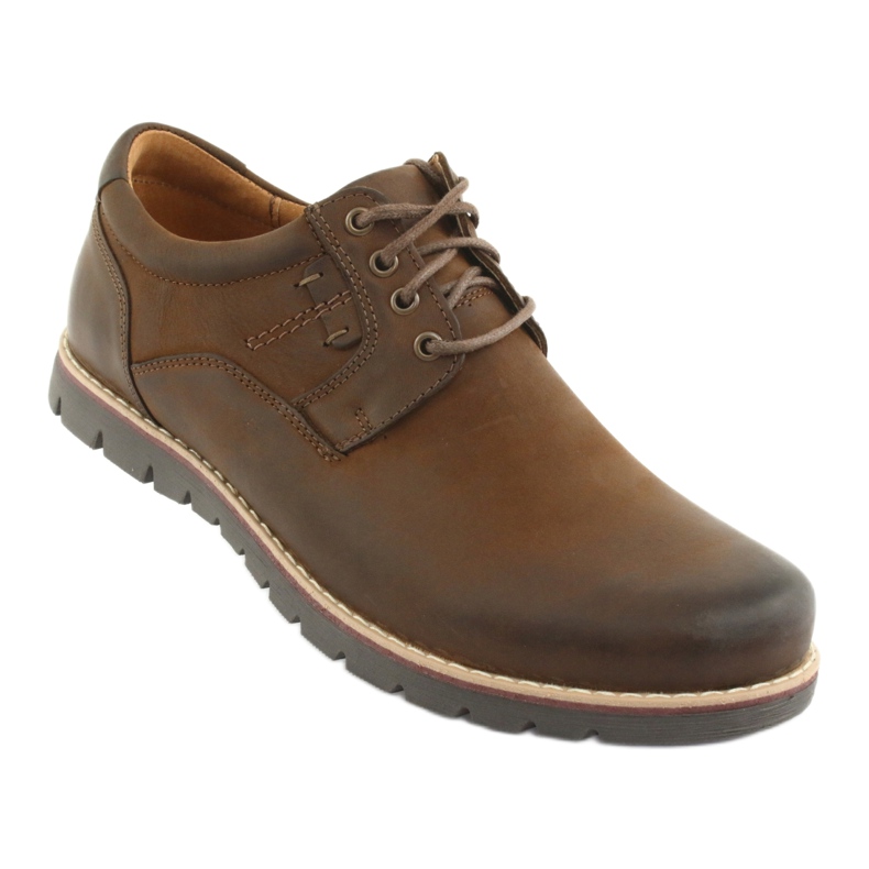 Fűzős cipő Riko 761 barna 1