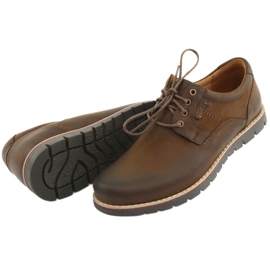 Fűzős cipő Riko 761 barna 4