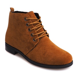Szunowane Boots FC-P04 Camel barna 1