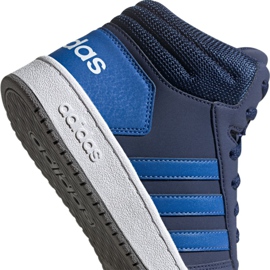 Adidas Hoops Mid 2.0 Jr EE6707 cipő sötétkék 2 Adidas Hoops Mid 2.0 Jr EE6707 cipő sötétkék 2