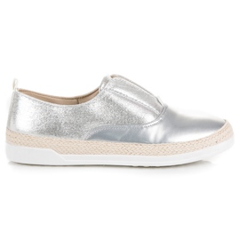 Ezüst espadrillák szürke 1