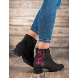 Small Swan Csizma Alkalmazással fekete 1