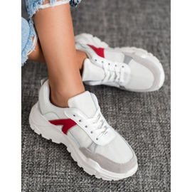 SHELOVET Sportcipők fehér piros sokszínű 2