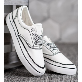 Bestelle Divatos cipők fehér 2