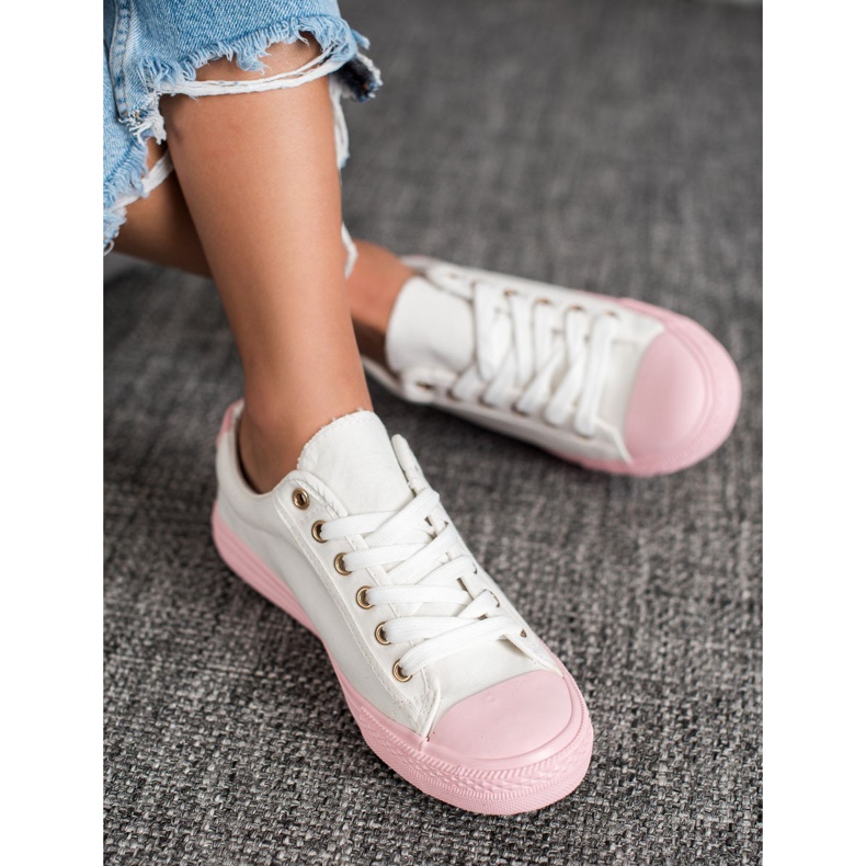 EXQUILY Színes cipők fehér 1