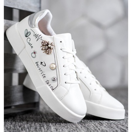 Bestelle Díszes sportcipő fehér 2