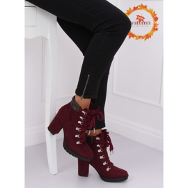 Barnásbarna fa csizma 8992 Wine Red piros 1