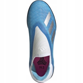 Adidas X 19.3 Ll Tf Jr EF9123 futballcipő kék kék 1