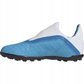 Adidas X 19.3 Ll Tf Jr EF9123 futballcipő kék kék 2