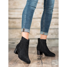 Filippo Klasszikus velúr csizma fekete 1