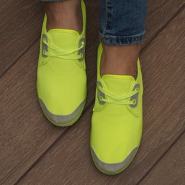 Lycra 1603 Sárga fűzős cipők 1