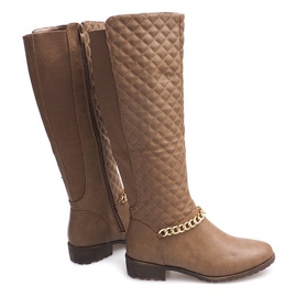 Steppelt meleg csizma 16072 Khaki sokszínű zöld 1