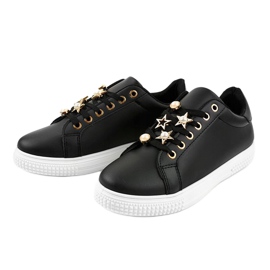 Fekete cipők BM1958 2