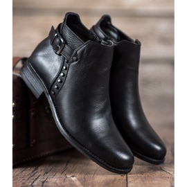 Cm Paris Lapos sarkú csizma fekete 1