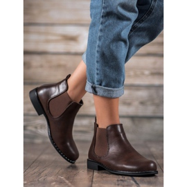 Small Swan Klasszikus Chelsea csizma barna 1