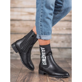 VINCEZA magas csizma fekete 2