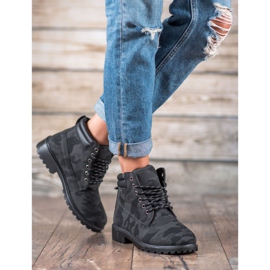 Marquiz Fűzős Trappers Moro fekete szürke 2 Marquiz Fűzős Trappers Moro fekete szürke 2