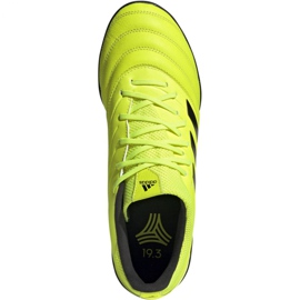 Adidas Copa 19.3 Tf M F35507 futballcipő sárga sárga 2