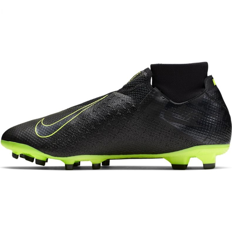 Nike Phantom Vsn Pro Df Fg M AO3266-007 futballcipő fekete fekete 2