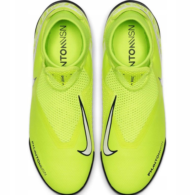 Nike Phantom Vsn Academy Df Tf M AO3269-717 futballcipő sárga sárga 1