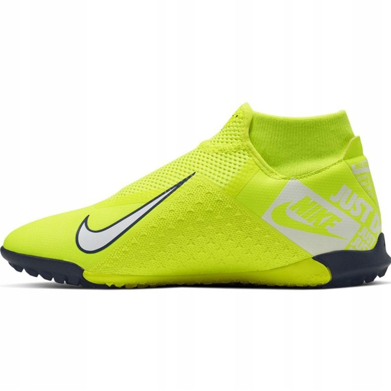 Nike Phantom Vsn Academy Df Tf M AO3269-717 futballcipő sárga sárga 2