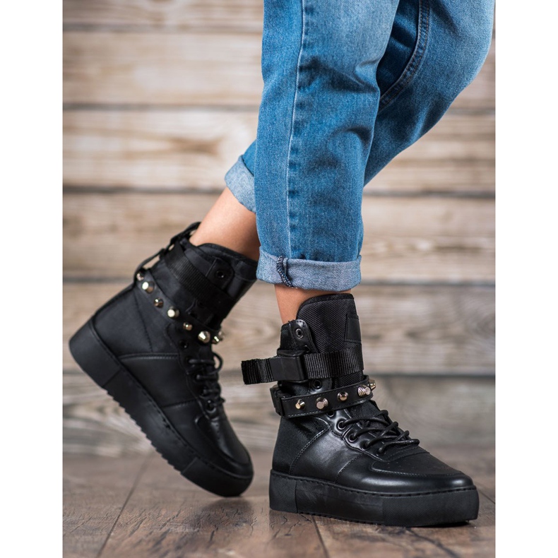 Diamantique Magas fekete csizma 2