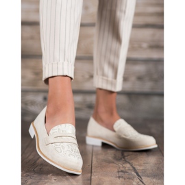 Bestelle Mucasins csillogással barna 1